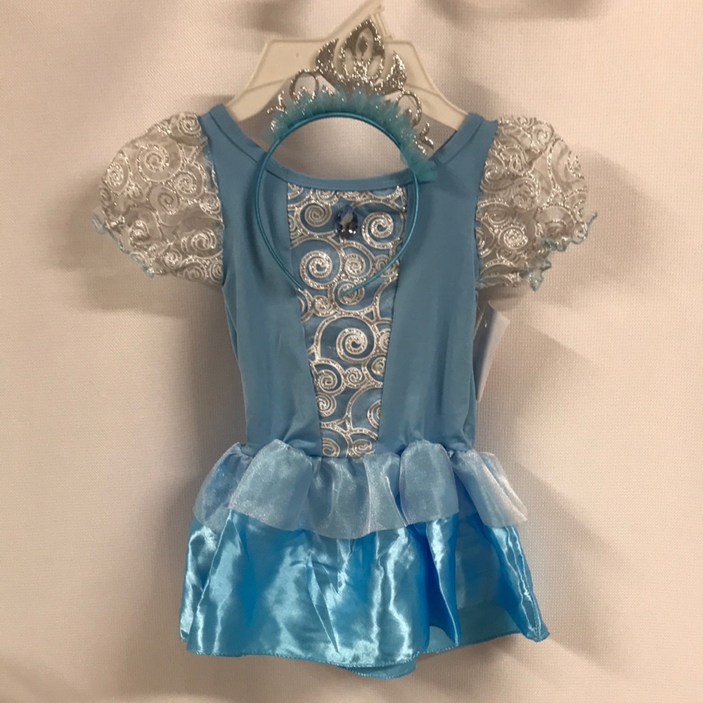 Toddler Girls Costume play dress princess NWT 2-piece set